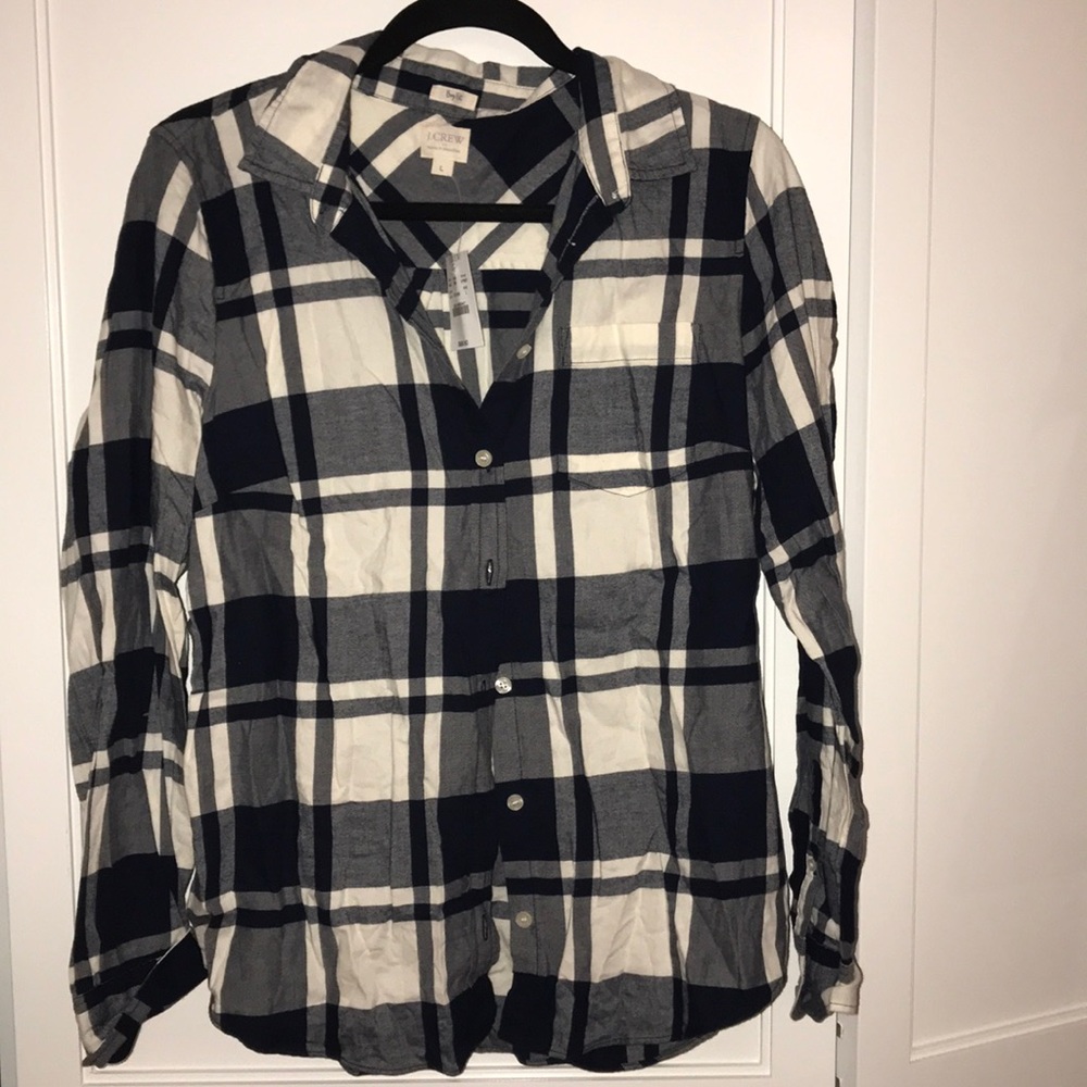 J crew plaid flannel
